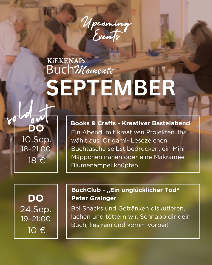 Beige Simple Upcoming Events Schedule Instagram Post - 2